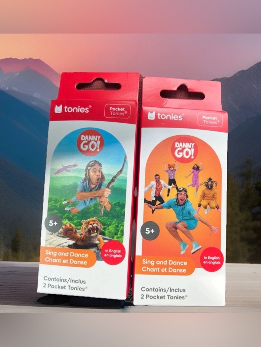 DANNY GO! 4 Pocket Tonies Bundle Adventure Beats & Dance Party Toniebox NEW